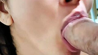 blonde whore teen licks mature couple's pussy outdoors before public cum handjob