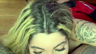 Tattooed Stud Roughly Fucks Petite Brazilian Student Creampie