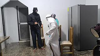 Unfaithful Latina Couple Flashes and Fucks Before Arab Pastor