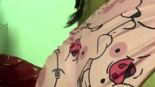 innocent latina teen in pigtails craves double anal pounding