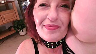 😍 424 lingerie makes this mature redhead feel so sexy and wet 💦