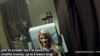 hope harper spreads ass in lesbian latex torment clinic