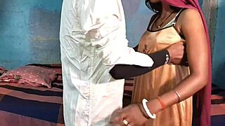 desi babe in tight dress moans for deep oral and hard pussy pounding