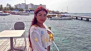 Alejandra Palacios Beach Stranger Fucked Raw Cowgirl