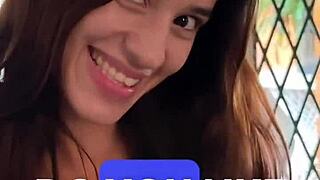 Petite Latina Teen Deepthroats Monster Cock Balls Rimjob Cum Mouth