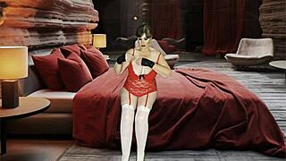 GRANNY RED RIDING HOOD BEGS DP FUCK AND CREAMPIE NOW!