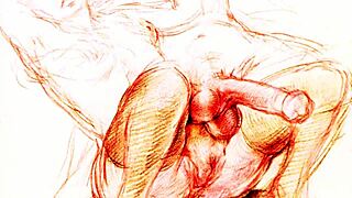 vintage erotic art captures antique sensual vibes perfectly