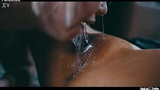 Horny Blonde Turns Cottage into Wet Pussy Lesbian Squirt Party