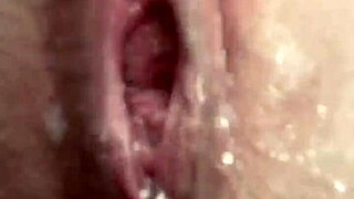 early morning wet pussy throbs with horny lesbian moans