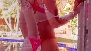 bikini babes tease with juicy curves and asses