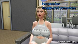 a friendly family shares joyful moments together