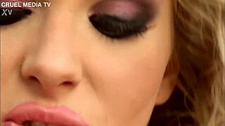 Beautiful Czech blonde babe teases her tight wet pussy solo!