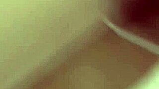 Horny nine-month pregnant babe rides fat boss missionary style