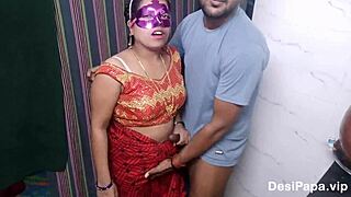 newlywed indian wife takes rough doggystyle pounding