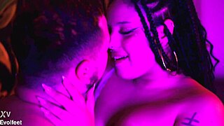 bbw gets foot worship deep pussy licking gagging