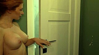 ever joined a shy redhead roommate for steamy shower blowjob and deepthroat?