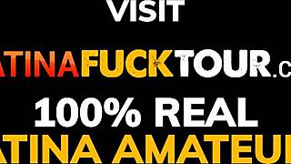 Yo, Yessica Bunny's filthy Latina ass-to-mouth cum guzzling on tour! 🔥🍑💦