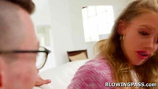 Take my sloppy blowjob lazy husband