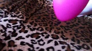 pov closeup big clit drips from vibrator orgasm