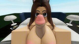 Bunny girl Phoenix gets monster cock deep in her big ass