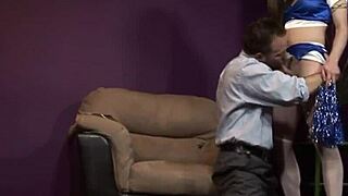 Pro tranny hooker takes ANAL POUNDING and CUMSHOT drench