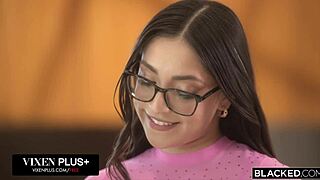 Blacked honor student madison wilde rides bbc secretly