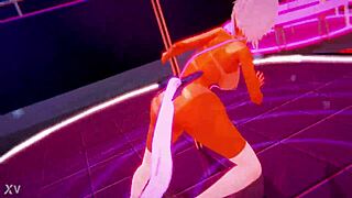 xxxfiles babe dances big tanned ass in stockings for new year