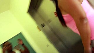 Kim cruz's monster booty bounces on bbc