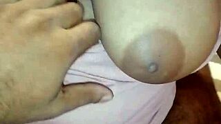 indian milf stepmom jerks son off with best handjob cumshot big tits sri lankan asian