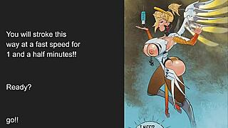 mercy's big tits joi game contest unfolds