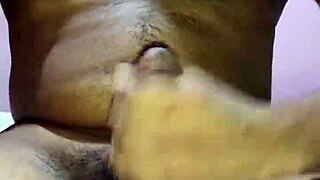 Hot Young Babe Strokes Huge Cock in Wild Solo Handjob Frenzy!