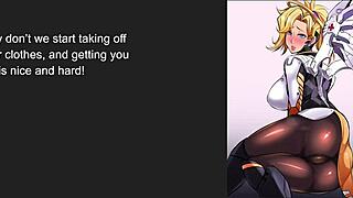 mercy's big tits joi game contest unfolds