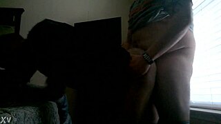 ex girlfriend's quick ebony creampie pounding reunion