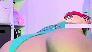 street fighter cammy cosplay ebony rides massive bbc wet orgasm