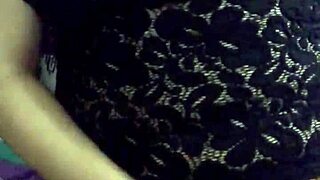 julia soto teases with sexy black lingerie masturbation!