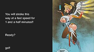 mercy's big tits joi game contest unfolds