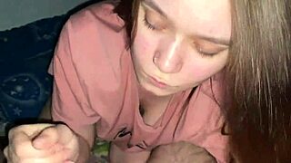 late night pov blowjob ends with creamy face mask
