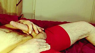 i milk my throbbing long cock hard after work