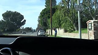 tattooed long hair babe fingernail polish blowjob sleeve