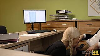 need a new car? loan agent wants your tight pussy first!