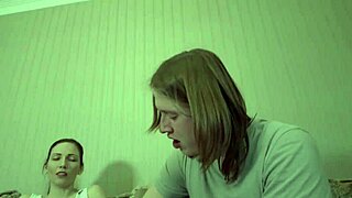 brunette milf helena's skinny frame fucked hard in black pantyhose