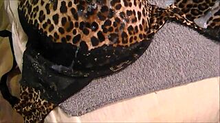 handjobbing big 36d bra till massive cumshot explosion