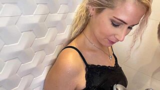 double blowjob tease before pajama shoot pov deepthroat action