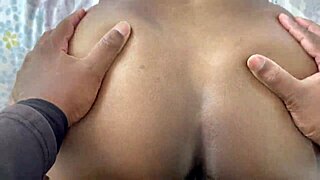 Horny Asian Indian Teen Sucks Big Black Cock for Cumshot