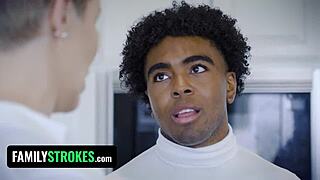 zach's crush on hannah sparks ryan's rough interracial sex lesson threesome