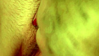 blonde lesbian comforts stunner with fingering in parking lot