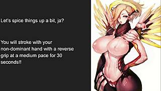 mercy's big tits joi game contest unfolds