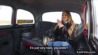 Brunette Amateur Babe Fucks Hard In Fake Taxi Backseat
