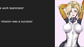 mercy's big tits joi game contest unfolds