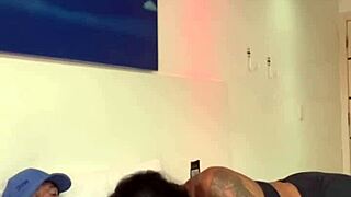 Curvy Carioca flaunts big tits ass for dwarf creampie